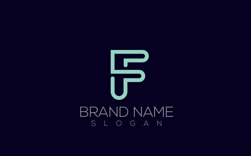 F Logo | Design de Logotipo com Letra Inicial F