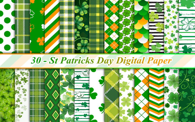 St Patricks Günü Dijital Kağıdı, St Patricks Günü Arkaplanı
