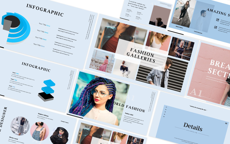 Details Fashion Powerpoint Template