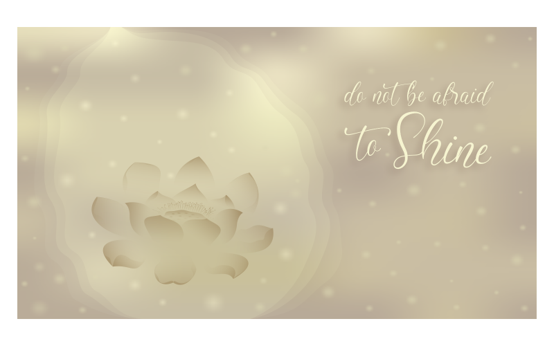 Gele achtergrond met inspirerend citaat