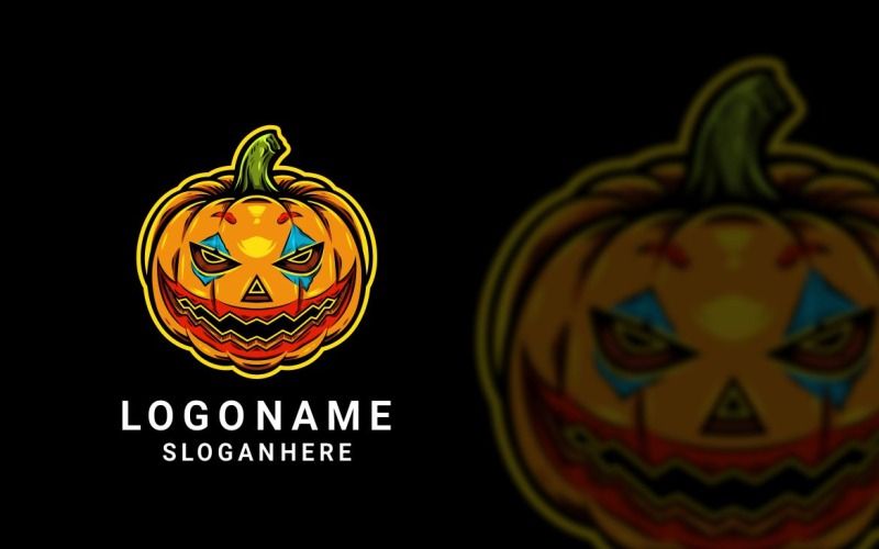 Logotipo gráfico de Jack o Latern