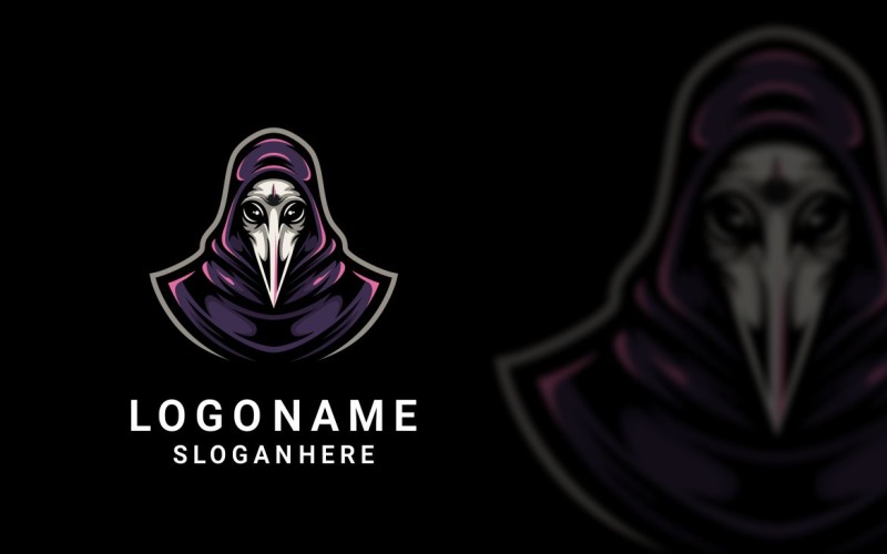 Plague Doctor Graphic Logo