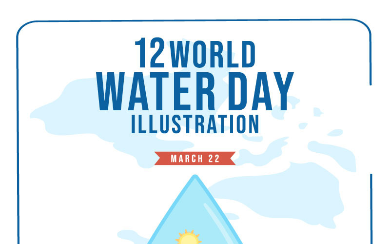 12 Wereldwaterdag Illustratie