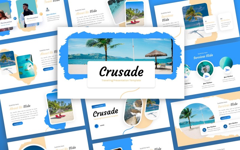 Crociata - Modello di PowerPoint multiuso itinerante