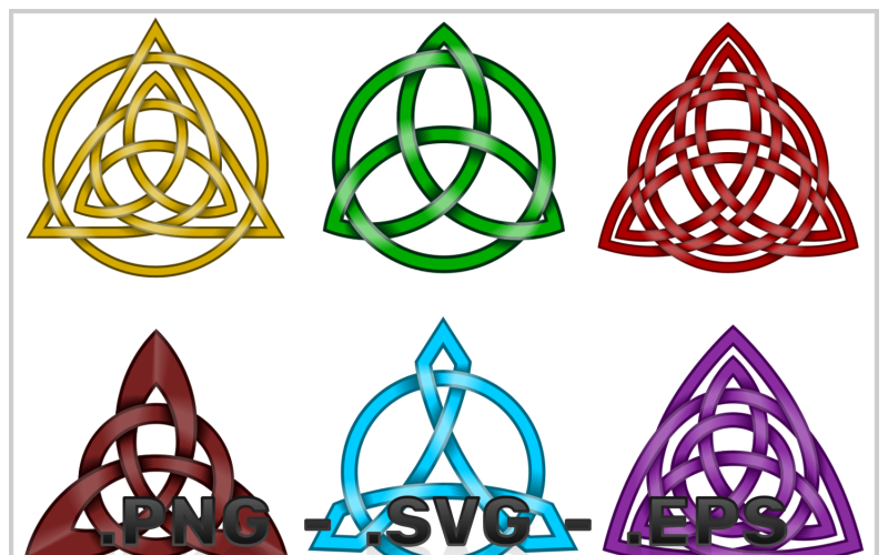 Triquetra simbolo disegno vettoriale