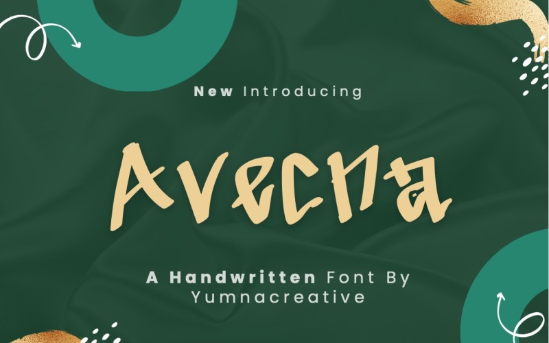 Avecna - handskrivet teckensnitt