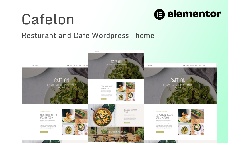 Cafelon - Kavárna a restaurace One Page Téma WordPress