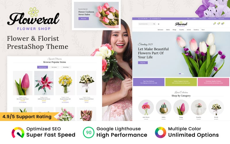 Floweral - Flower and Gift PrestaShop Theme
