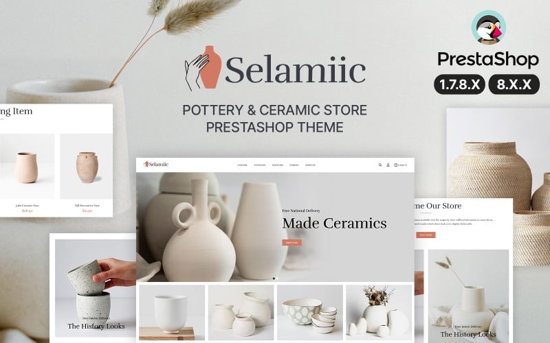 Selamic - Tema PrestaShop de Cerámica y Muebles