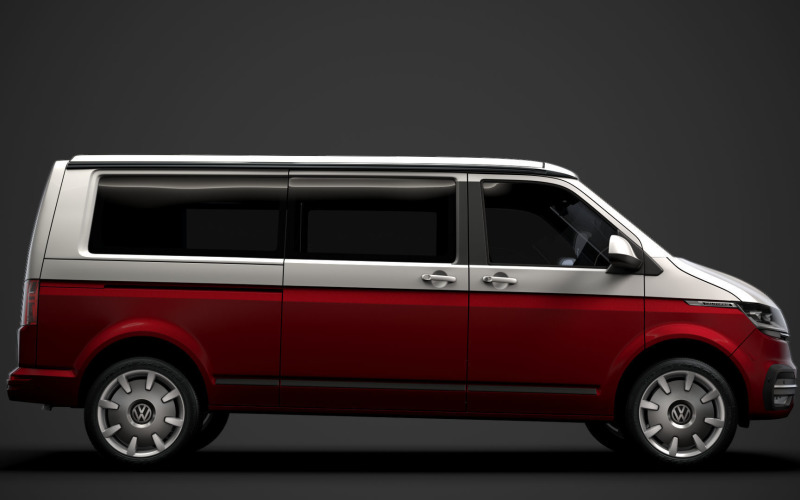 VW California LWB T6 1 2020 Modello 3D