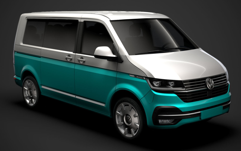 VW Multivan Bulli T6 1 2020 modèle 3D