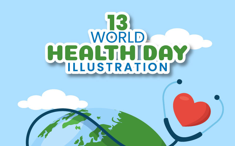 13 Az Egészség Világnapja Illusztráció