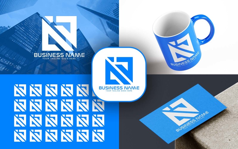 Création de logo professionnel AJ Letter pour votre entreprise - Identité de marque