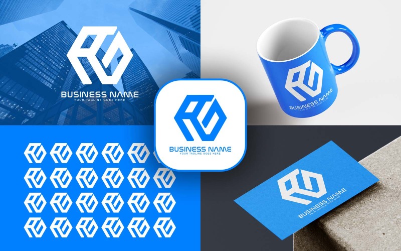Neues Professional AG Letter Logo Design für Ihr Unternehmen - Markenidentität