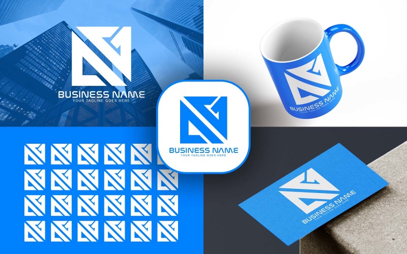 Professional AG Letter Logo Design per la tua azienda - Identità del marchio
