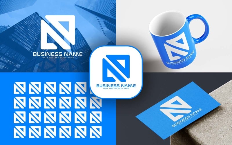 Professioneel AO Letter Logo-ontwerp voor uw bedrijf - merkidentiteit