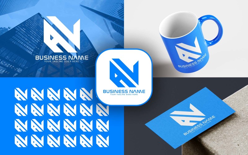 专业的 AL 字母标志设计为您的企业-品牌标识