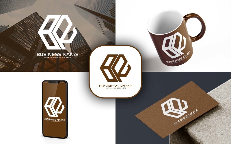 Design profissional de logotipo de letra BR para sua empresa - identidade de marca