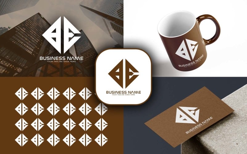 Professional BE Letter Logo Design For Your Business - Brand Identity