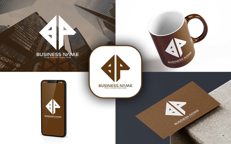Professional BP Letter Logo Design For Your Business - Brand Identity