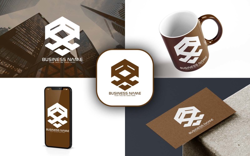 专业的 BX 字母标志设计为您的企业-品牌标识