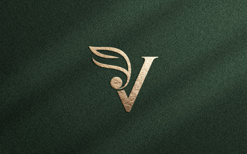 Kosmetisches Schönheits-Spa-Massage-Hochzeits-Logo V