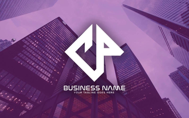 Design professionale del logo della lettera CP per il tuo business - Identità del marchio