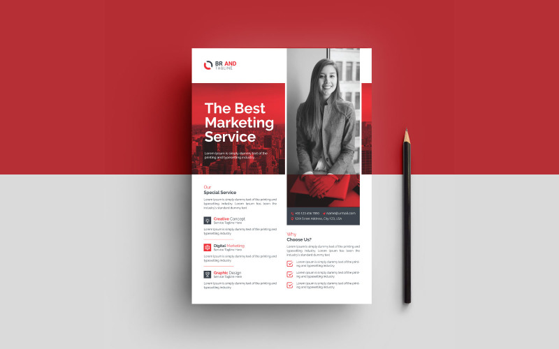 Creative Business Flyer Template Design
