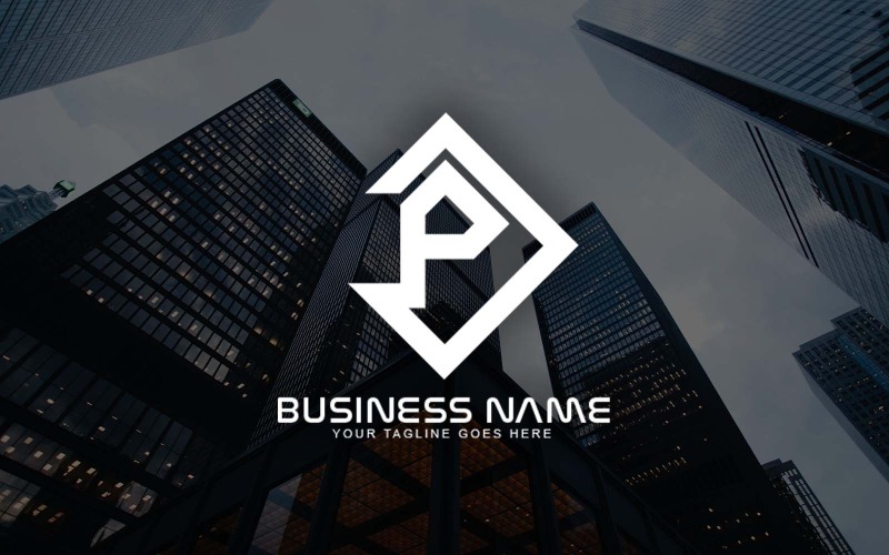 Design professionale del logo della lettera DP per il tuo business - Identità del marchio