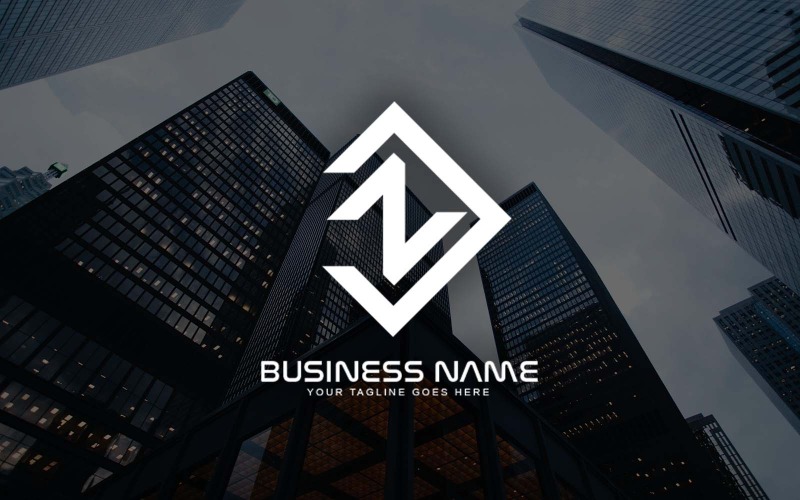 Design professionale del logo della lettera DZ per il tuo business - Identità del marchio