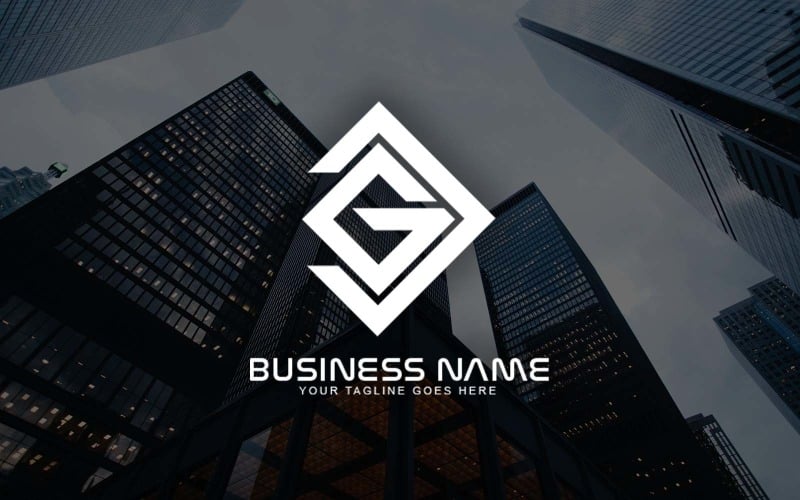 Diseño de logotipo de carta DG profesional para su negocio - Identidad de marca