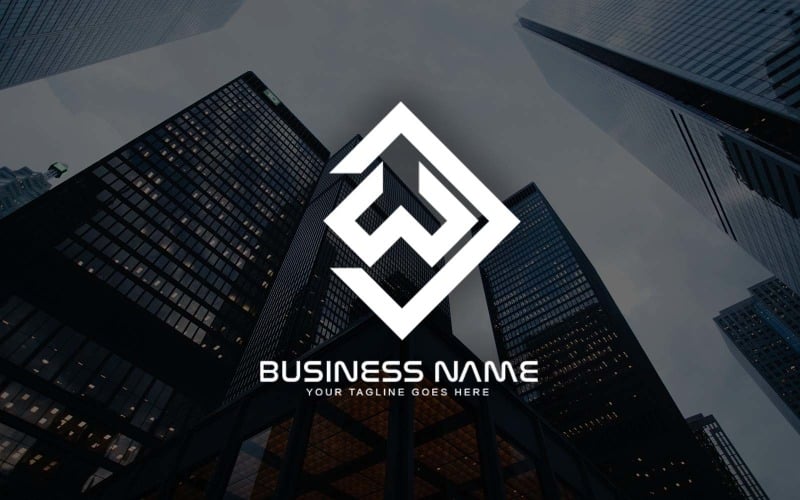 Diseño de logotipo de letra DW profesional para su negocio - Identidad de marca