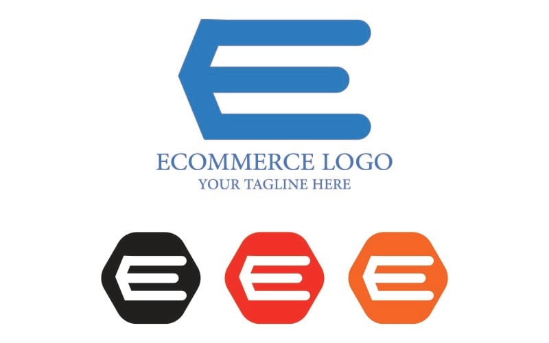 E-ticaret Logosu - E Harfi Logosu