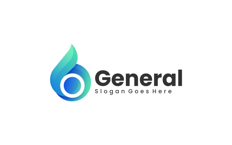 Lettera G Gradiente Logo Stile 6