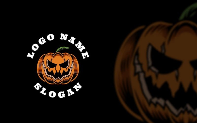 A Pumpkin Graphic Logo Design