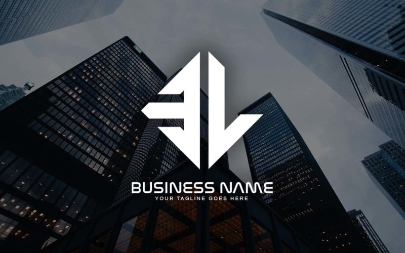 Création de logo professionnel EL Letter pour votre entreprise - Identité de marque