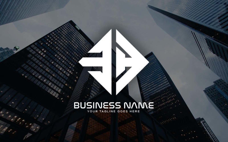 Design professionale del logo della lettera EH per il tuo business - Identità del marchio