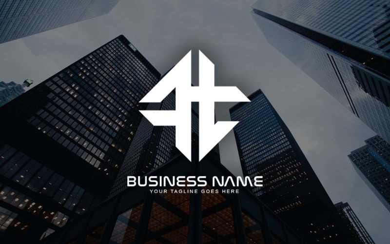 Diseño de logotipo de carta FT profesional para su negocio - Identidad de marca