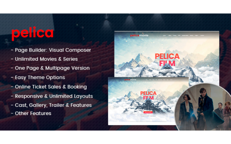 Pelica - Kino, Film & Serien WordPress Theme