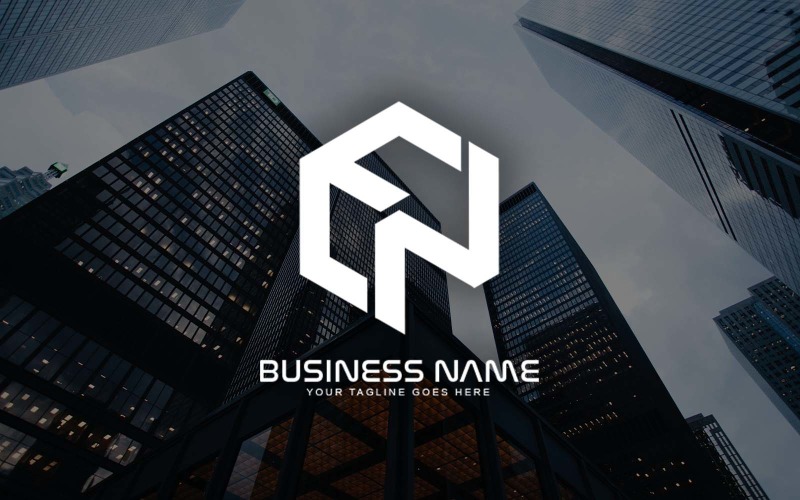 Profesjonalny projekt logo litery EN dla Twojej firmy - tożsamość marki