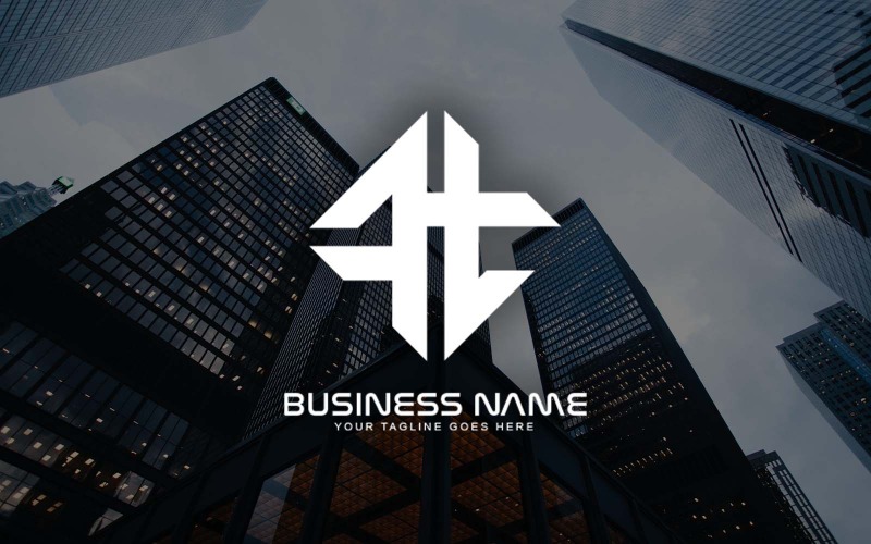 专业的 FT 字母标志设计为您的企业-品牌标识