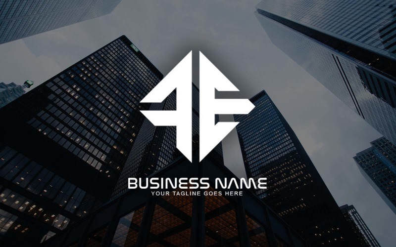 Design del logo della lettera FE professionale per la tua azienda - Identità del marchio