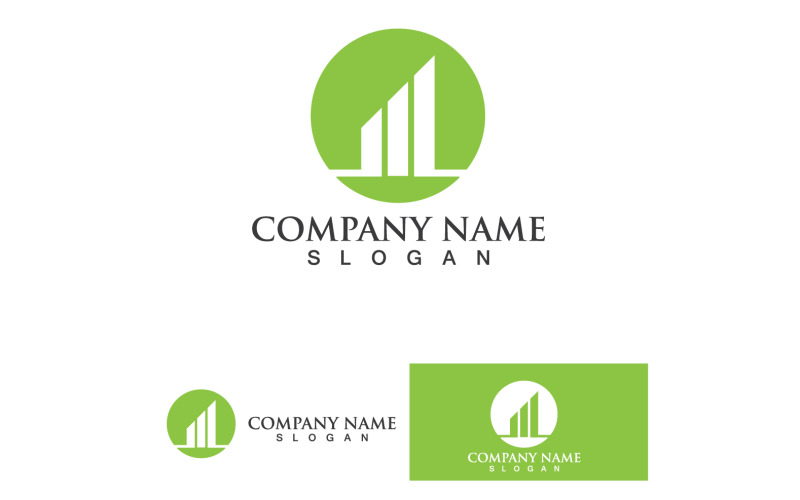 Finanza e marketing Logo aziendale Illustrazione vettoriale 2
