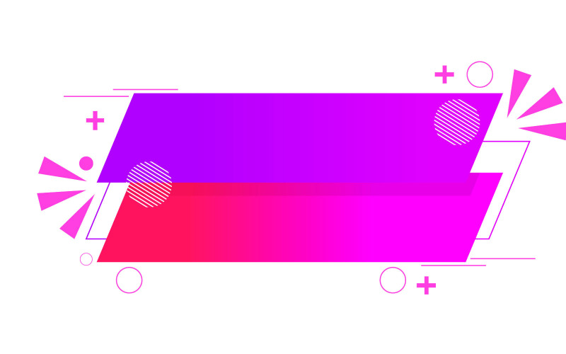 abstraktní flash prodej propagační banner design