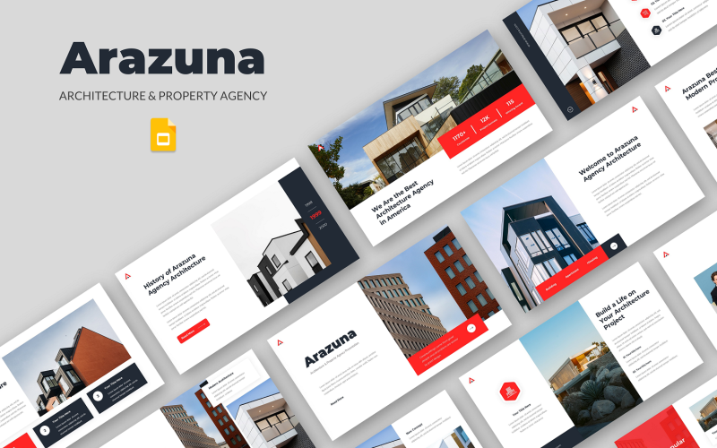 Arazuna Architecture & Property Agency Szablon slajdu Google