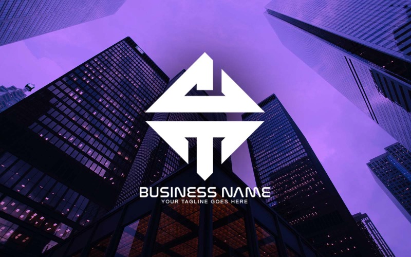 Design profissional de logotipo de carta GM para sua empresa - identidade de marca