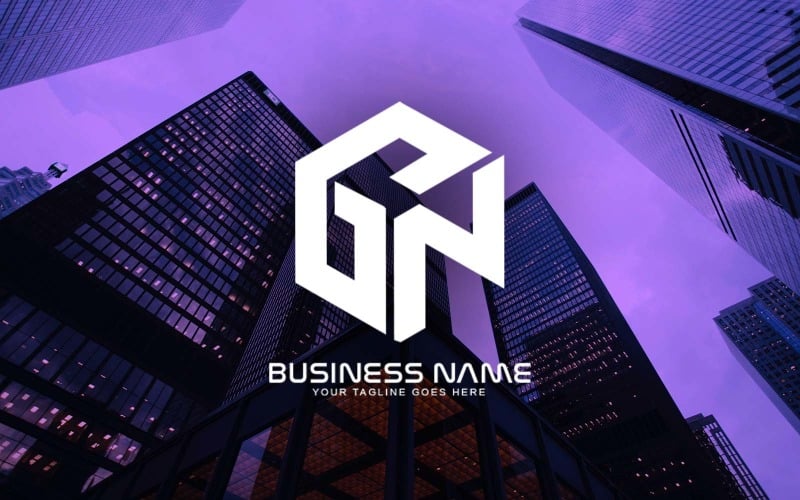 Diseño de logotipo de carta GN profesional para su negocio - Identidad de marca