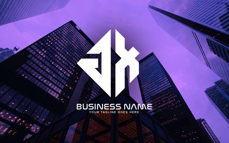 Professionelles GX-Buchstaben-Logo-Design für Ihr Unternehmen – Markenidentität