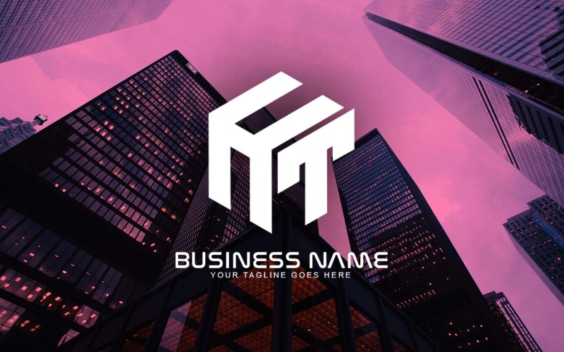 Design profissional de logotipo de letra HT para sua empresa - identidade de marca