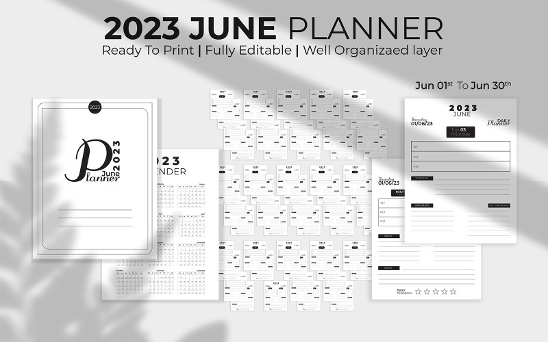 KDP-Tagesplaner für Juni 2023